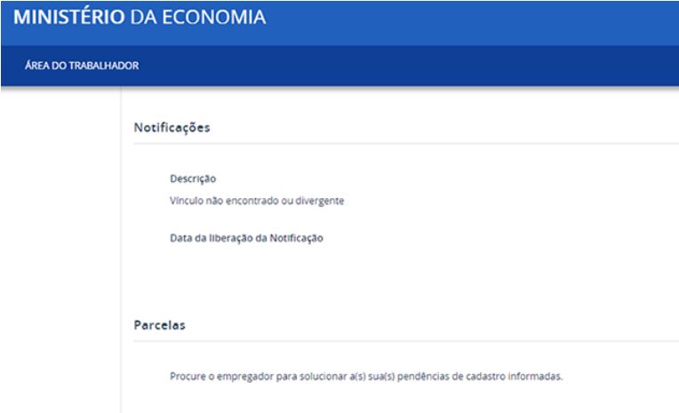 Print da tela da notificação 1 - benefício emergencial